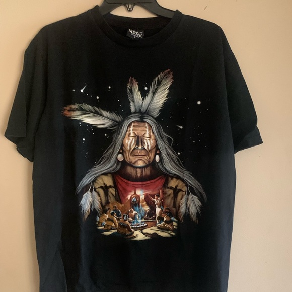 Harley-Davidson Other - Live to ride Harley Davidson motocycle on heavy metal tag t shirt